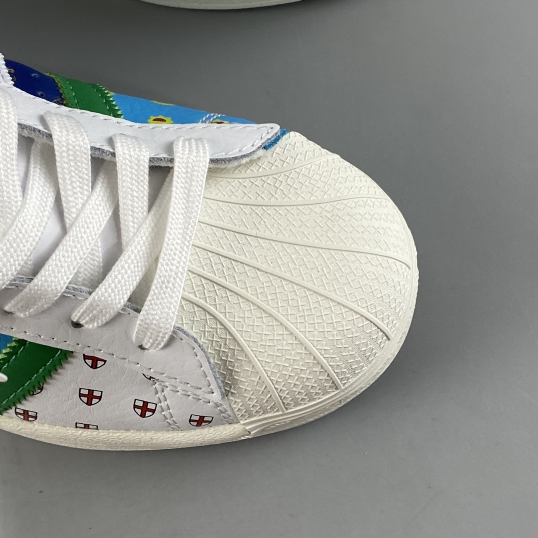P180  Adidas Originals Superstar 三叶草贝壳头经典百搭休闲运动板鞋 FX7175