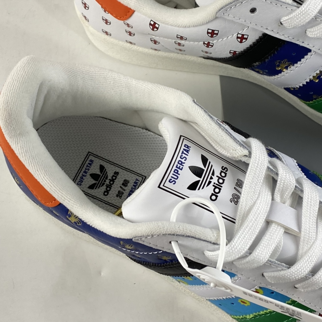 P180  Adidas Originals Superstar 三叶草贝壳头经典百搭休闲运动板鞋 FX7175