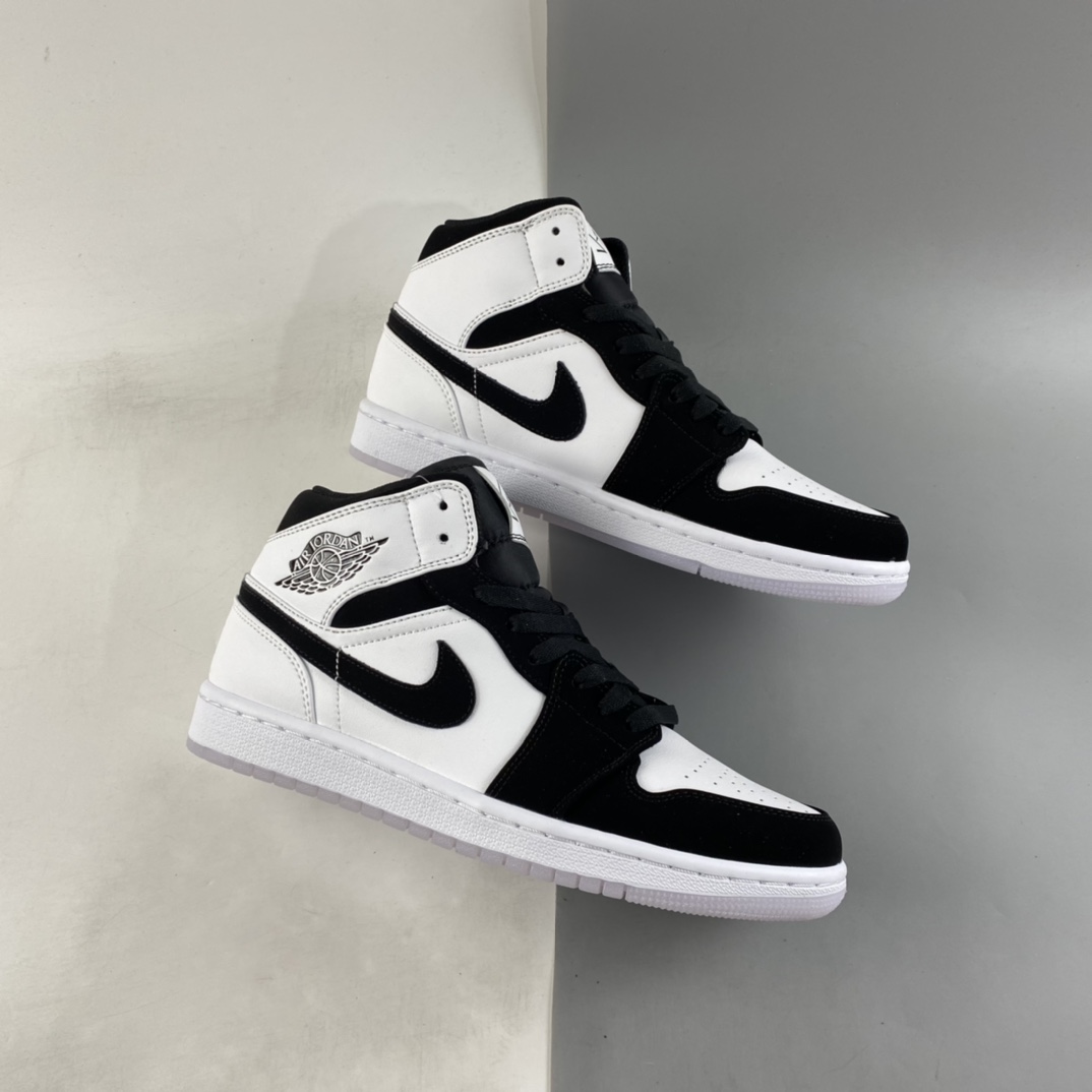 P240  Air Jordan 1 Mid AJ1 乔1 中帮百搭休闲运动板鞋 DH6933-100