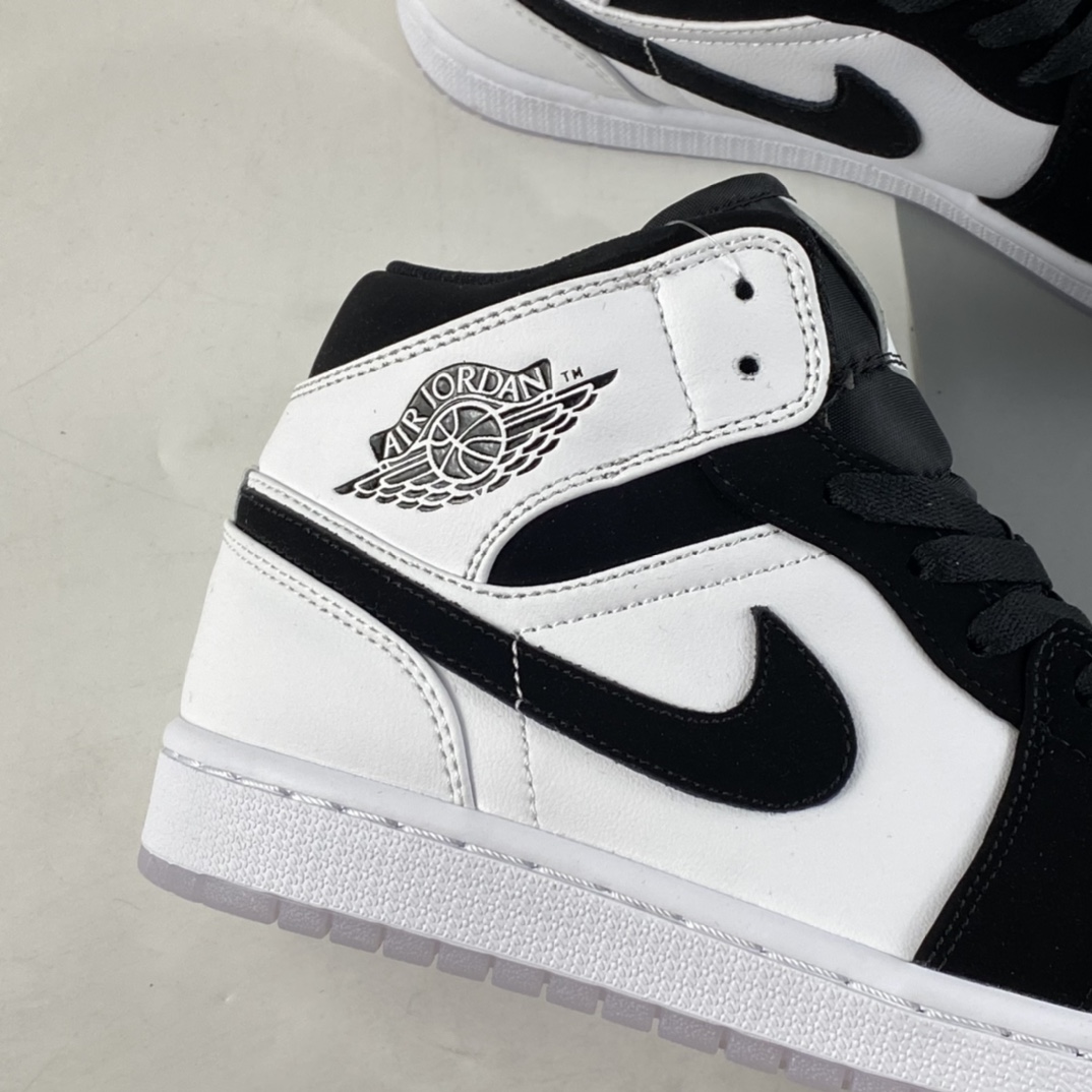 P240  Air Jordan 1 Mid AJ1 乔1 中帮百搭休闲运动板鞋 DH6933-100