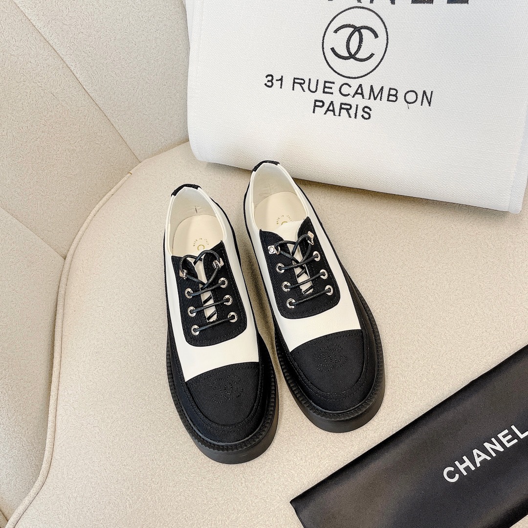CHANEL мюли лоферы｜винтажные роскошные лоферы｜металлическая пряжка с двойной C + кожа телёнка с восковым покрытием