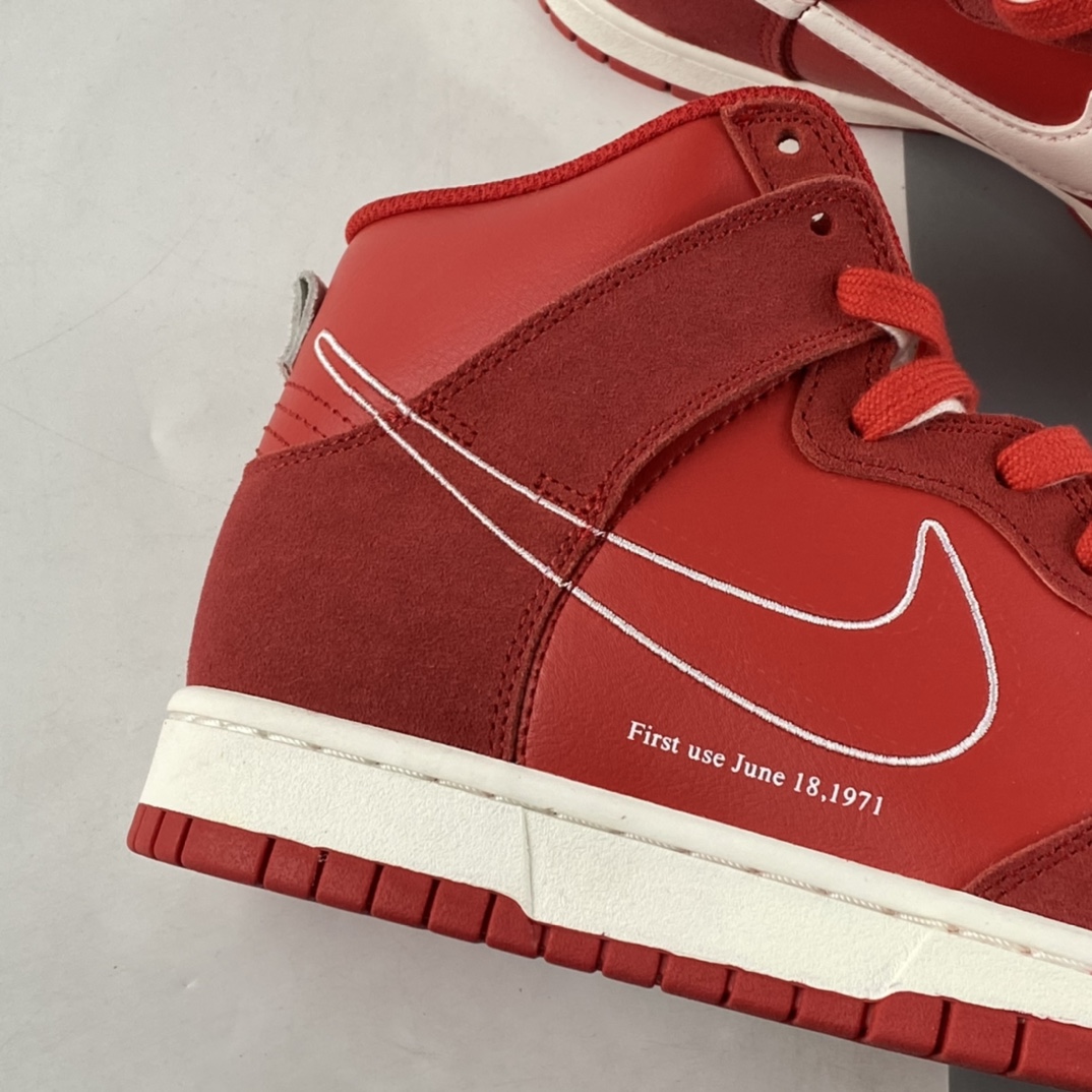 P280  NIKE Dunk High ”First Use” 圣诞红 SB扣碎篮板时尚高帮休闲板鞋 DH0960-600