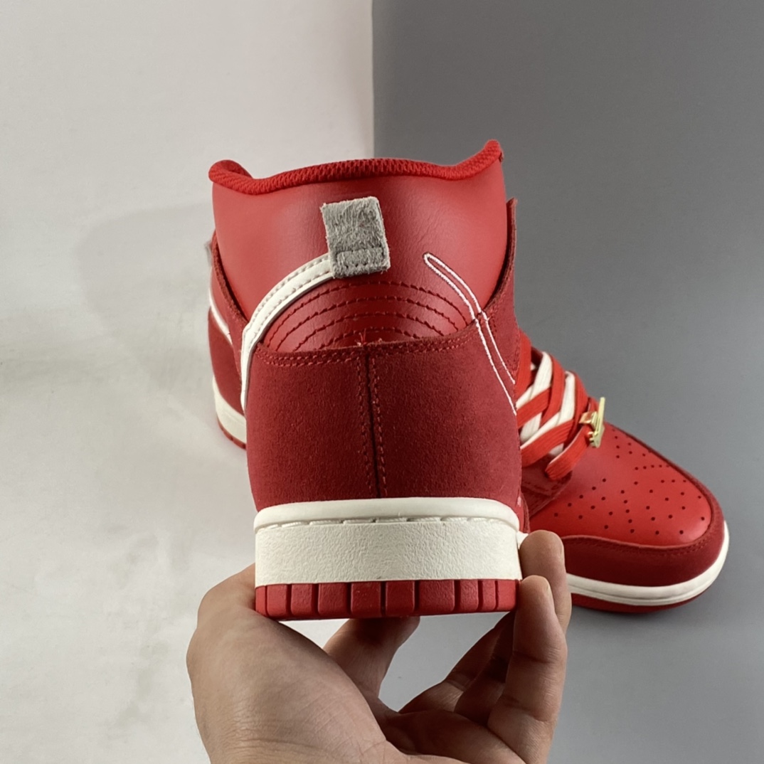 P280  NIKE Dunk High ”First Use” 圣诞红 SB扣碎篮板时尚高帮休闲板鞋 DH0960-600