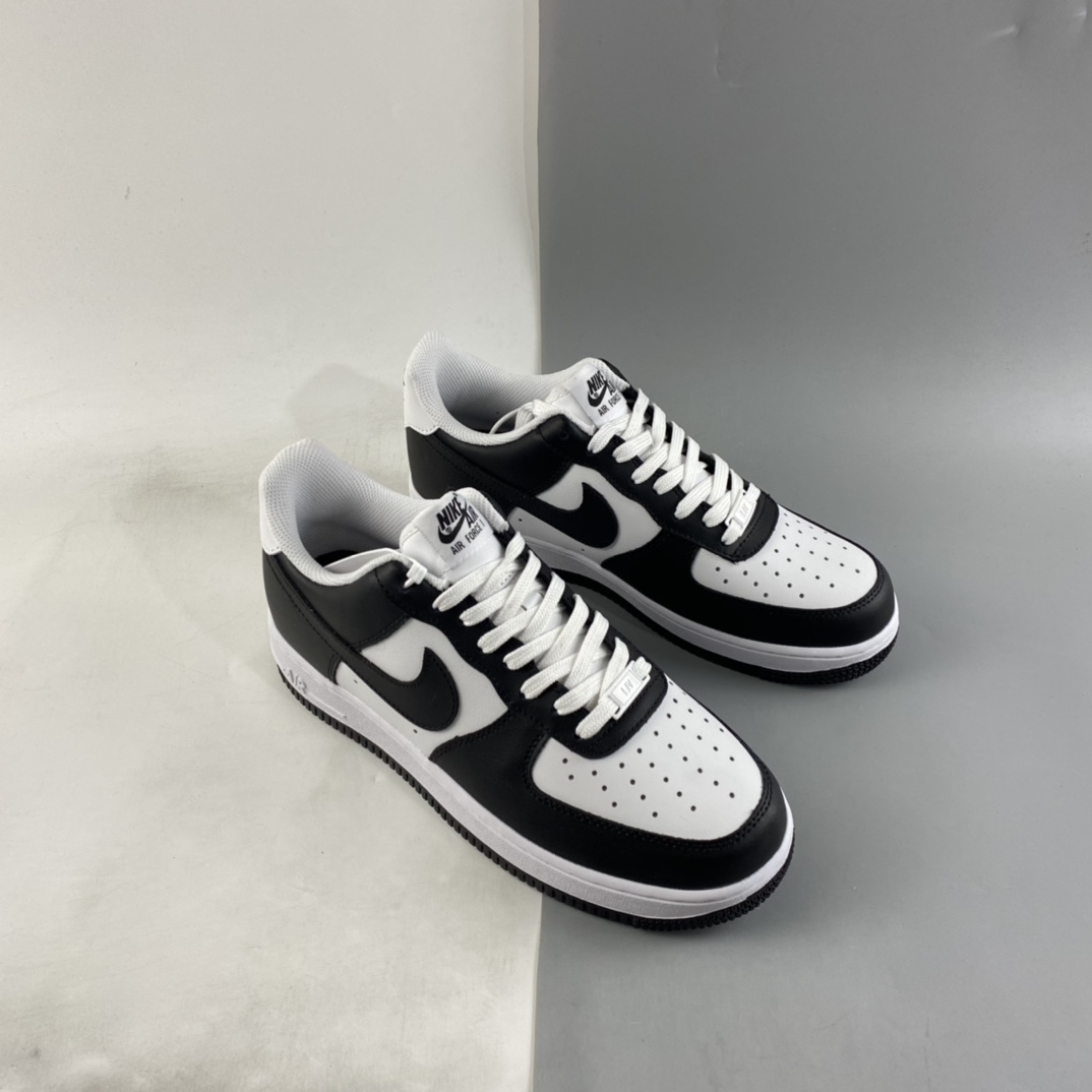 P180  NIKE Air Force 1’07 Low 黑白熊猫 空军一号经典低帮休闲板鞋 AQ4134-100