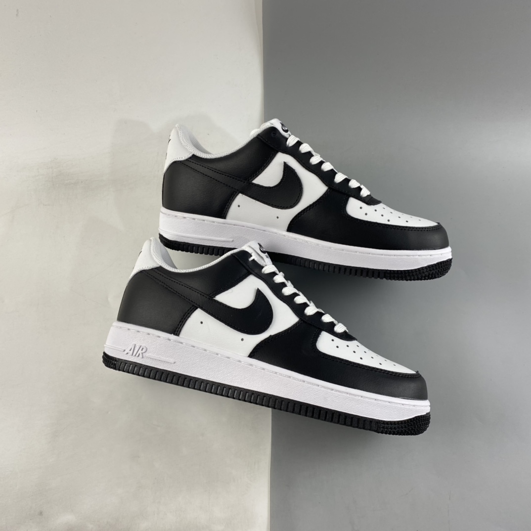 P180  NIKE Air Force 1’07 Low 黑白熊猫 空军一号经典低帮休闲板鞋 AQ4134-100