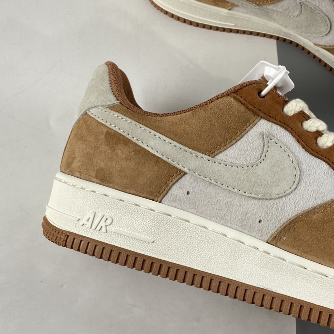 P240  NIKE Air Force 1’07 ESS 奶茶汉堡 空军一号低帮休闲板鞋 CW2288-855