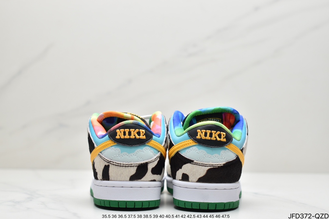 170 真标Ben u0026 Jerry’s x SB Dunk Low 牛奶淇冰淋