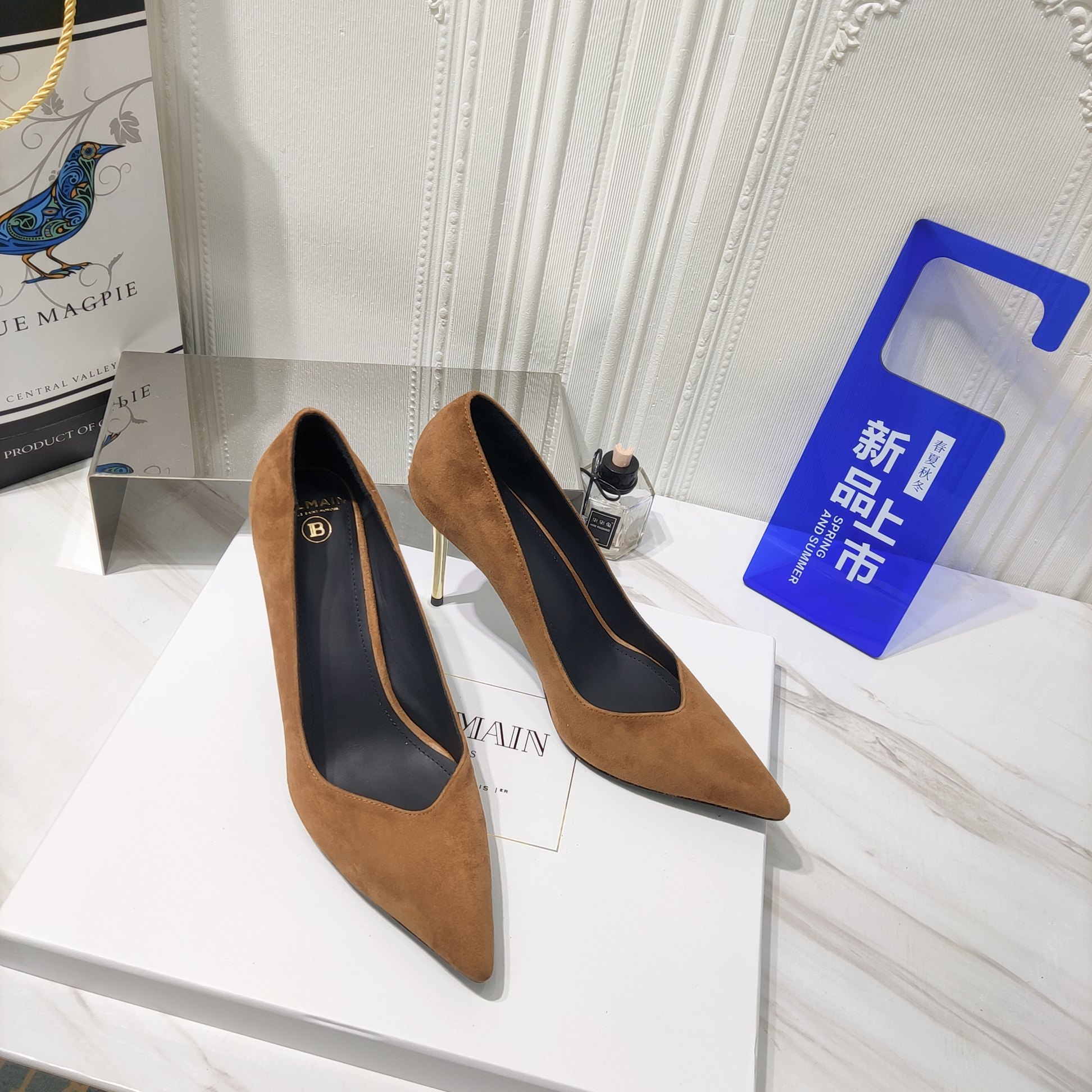 2022 Spring/Summer Zenium High Heels: Original Textile, Italian Soles, Cozy Fit - 图片 1