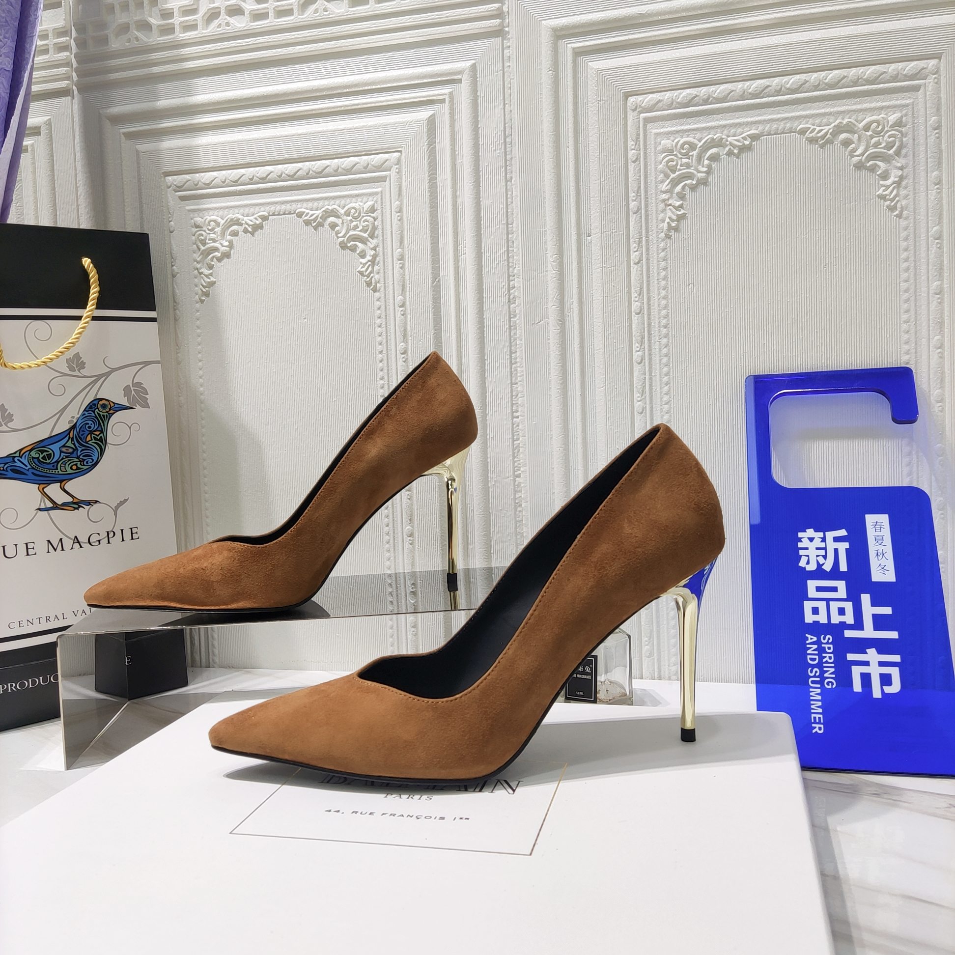 2022 Spring/Summer Zenium High Heels: Original Textile, Italian Soles, Cozy Fit - 图片 8