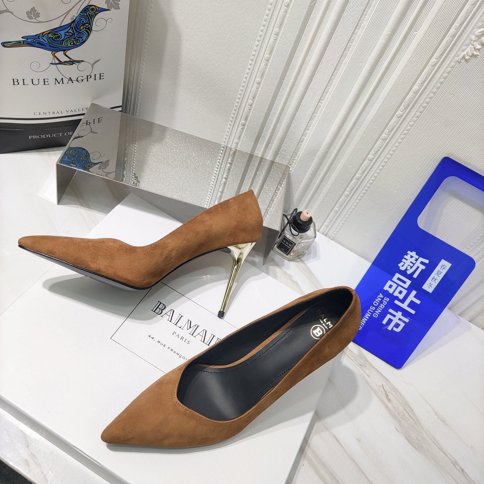 2022 Spring/Summer Zenium High Heels: Original Textile, Italian Soles, Cozy Fit - 图片 9