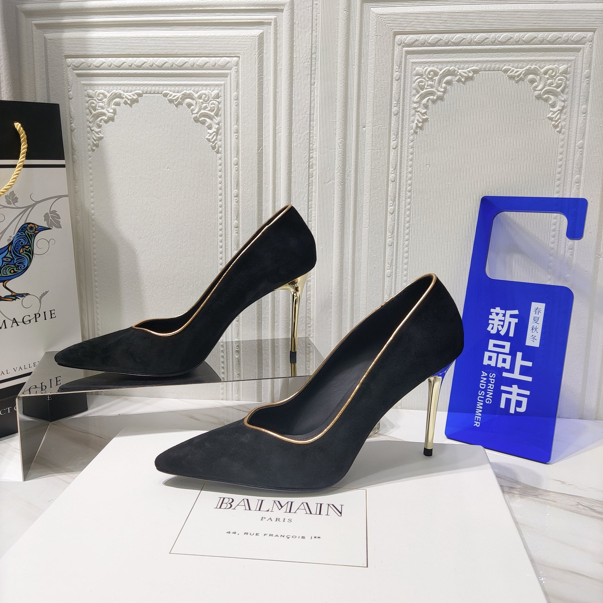 “2022 Spring Summer Zenium High Heels: Custom Textile, Cozy Water-Skinned Inside” - 图片 8