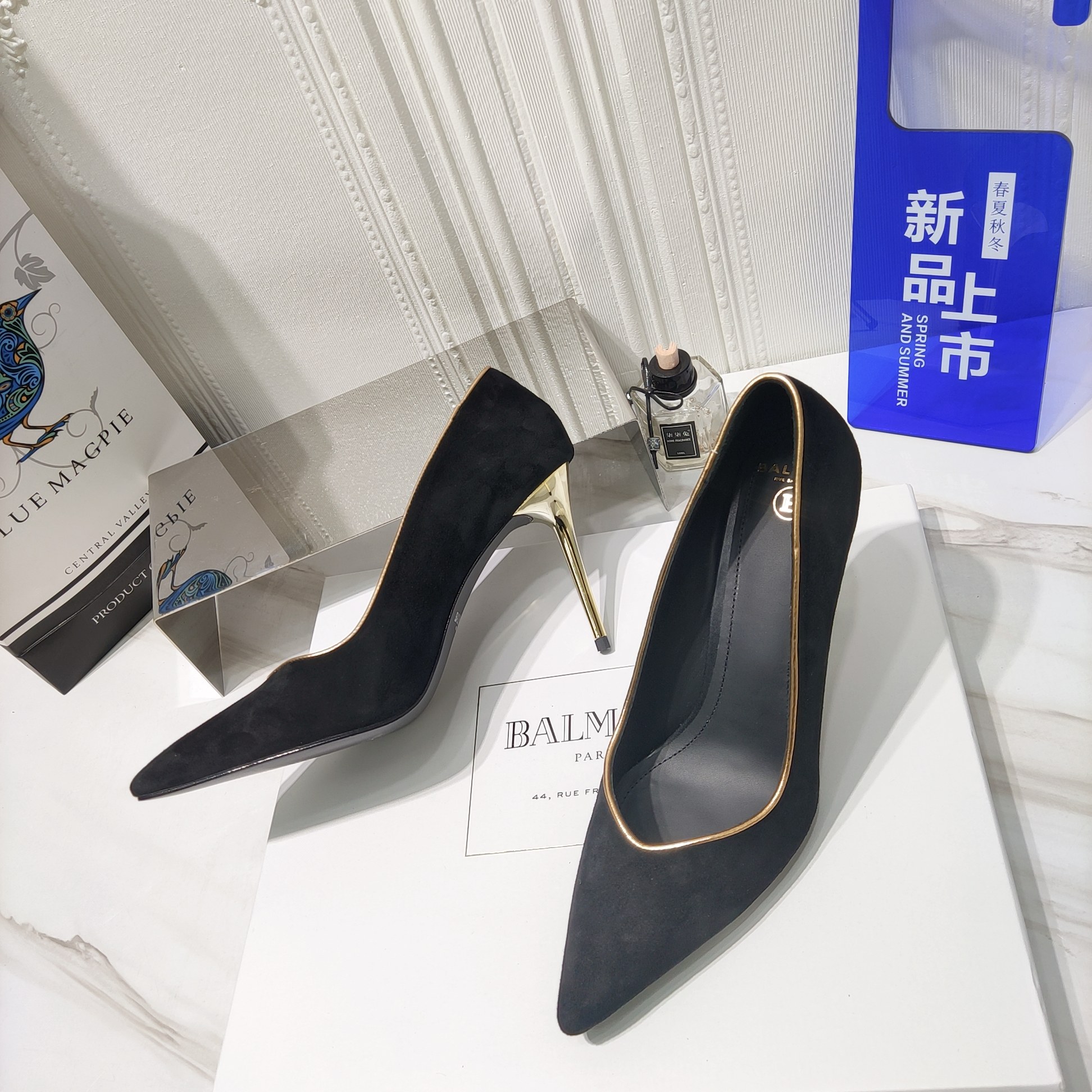 “2022 Spring Summer Zenium High Heels: Custom Textile, Cozy Water-Skinned Inside” - 图片 9