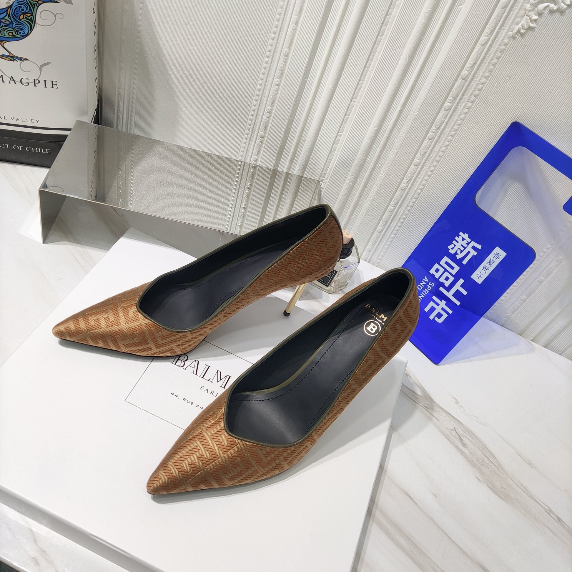 2022 Spring/Summer Zenium High Heels: Original Textile, Italian Soles, 10.5CM Cyclops - 图片 2