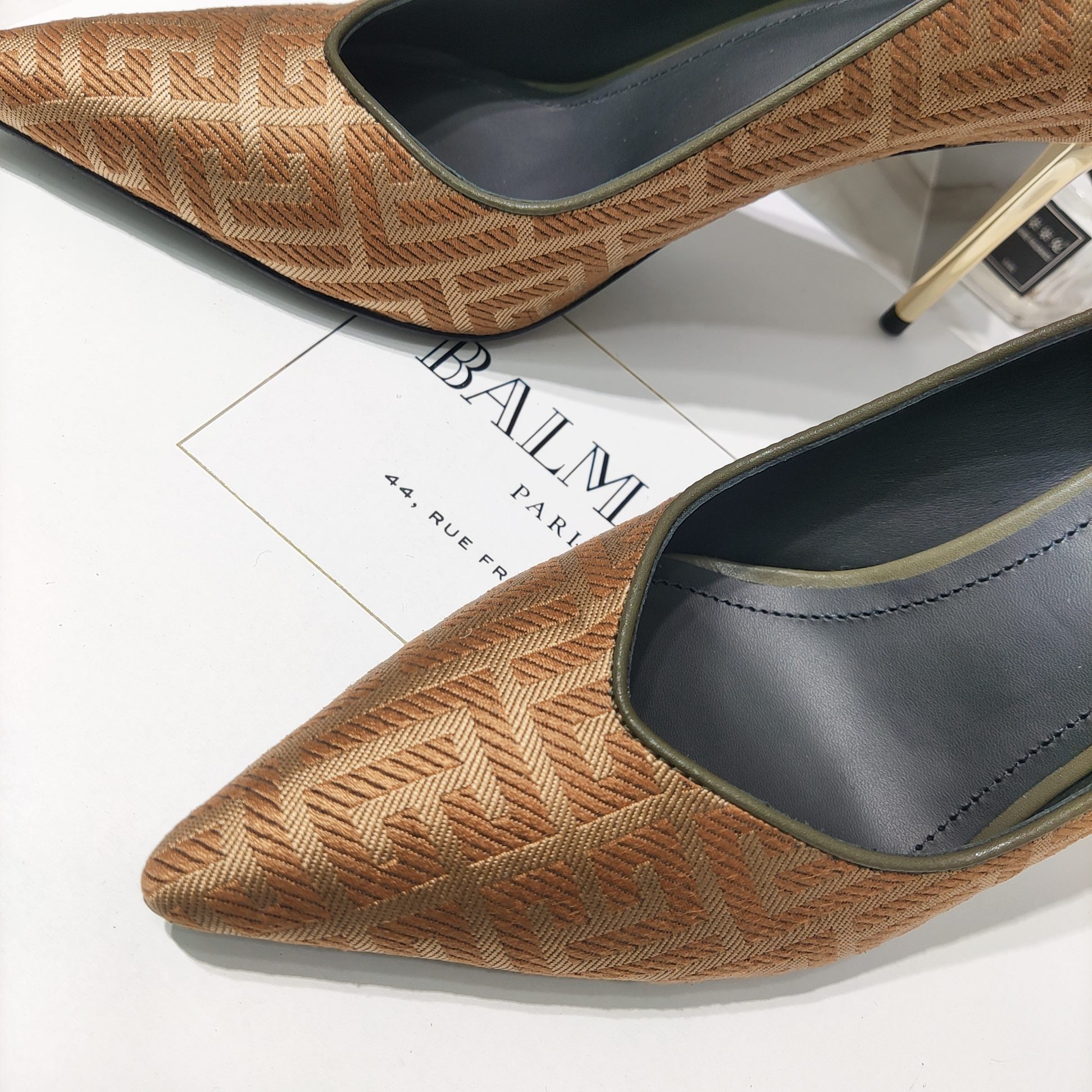 2022 Spring/Summer Zenium High Heels: Original Textile, Italian Soles, 10.5CM Cyclops - 图片 3