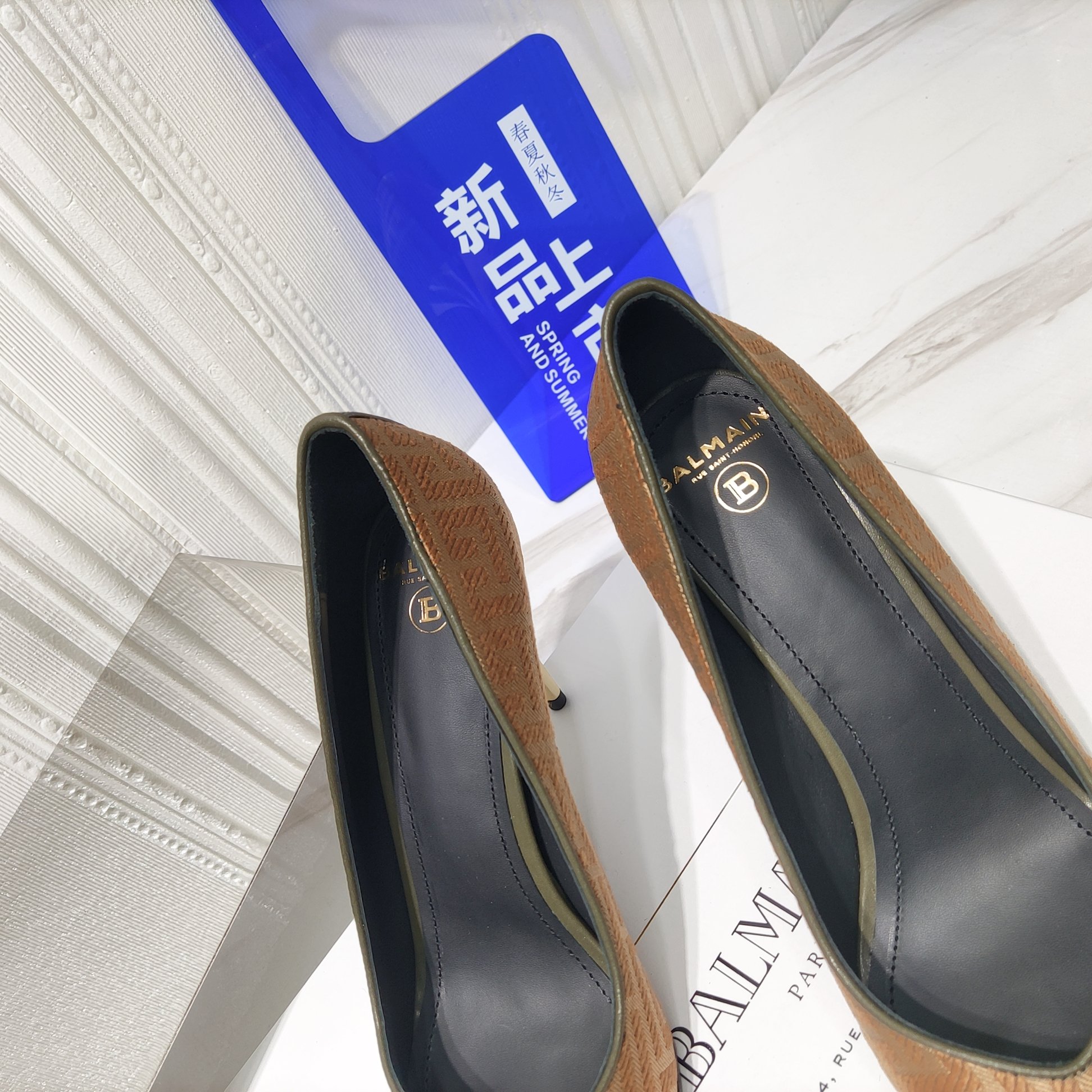 2022 Spring/Summer Zenium High Heels: Original Textile, Italian Soles, 10.5CM Cyclops - 图片 5
