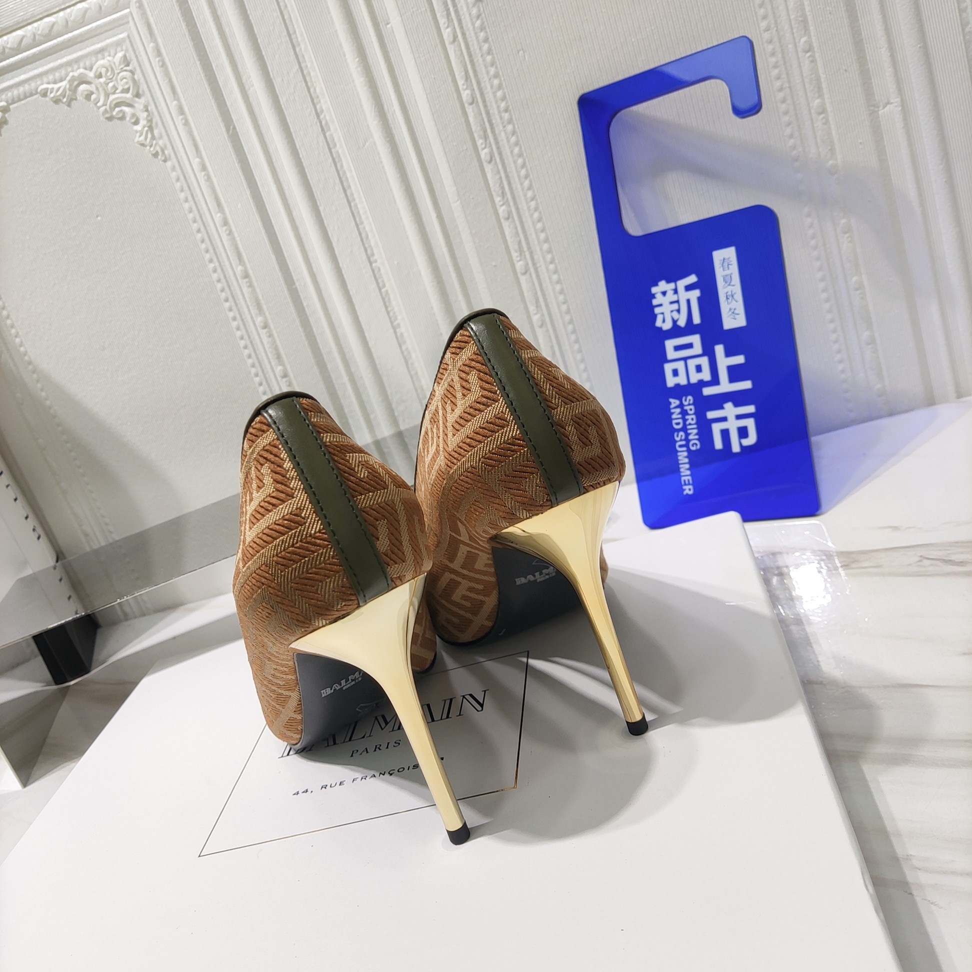 2022 Spring/Summer Zenium High Heels: Original Textile, Italian Soles, 10.5CM Cyclops - 图片 6
