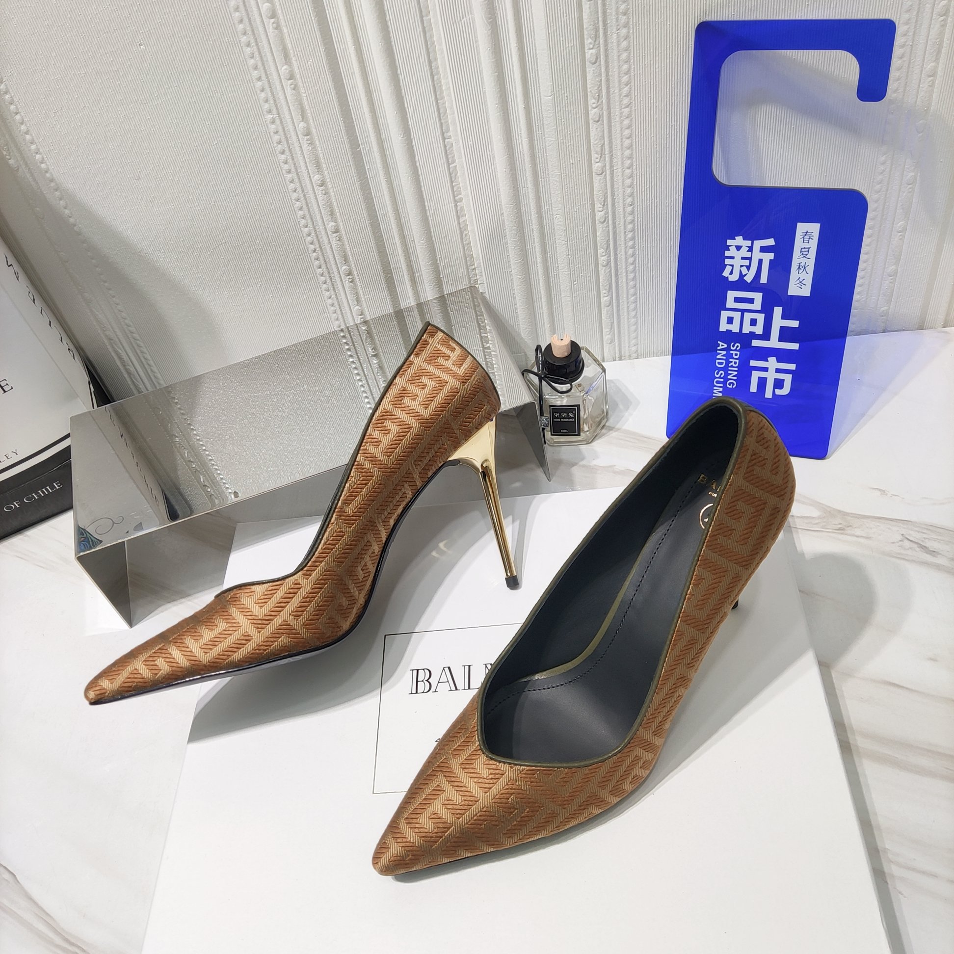 2022 Spring/Summer Zenium High Heels: Original Textile, Italian Soles, 10.5CM Cyclops - 图片 8