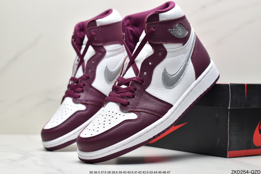 270 Air Jordan 1 High OG ”Bred Patent” 高帮 漆皮黑红 555088