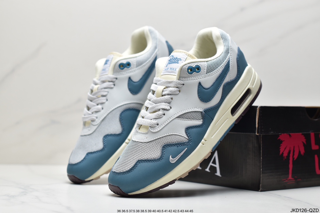 160 耐克Patta x Nike Air Max 1“Monarch”复古休闲跑步鞋DH1348-001