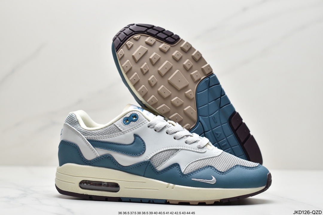 160 耐克Patta x Nike Air Max 1“Monarch”复古休闲跑步鞋DH1348-001