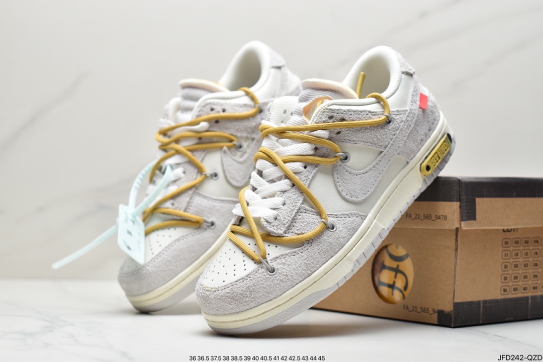 170 设计师独立品牌Off-White x NIKE SB Dunk Low”The 15/50扣篮系列低帮经典百搭休闲运动板鞋 DJ0950