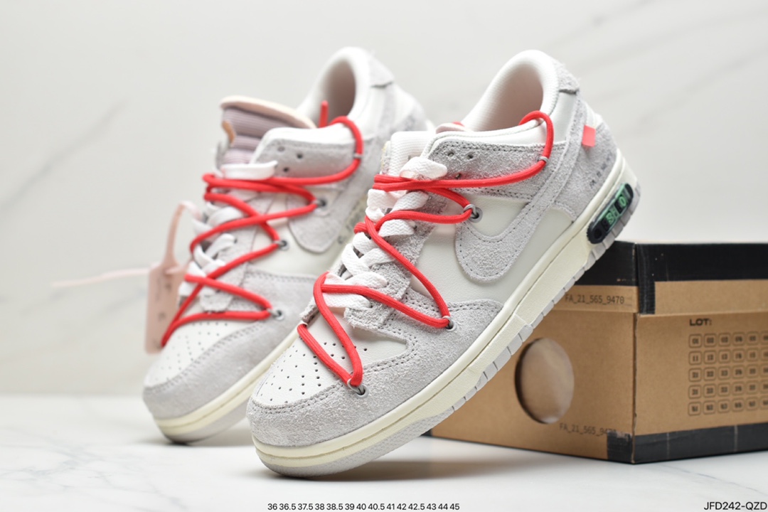 170 设计师独立品牌Off-White x NIKE SB Dunk Low”The 15/50扣篮系列低帮经典百搭休闲运动板鞋 DJ0950