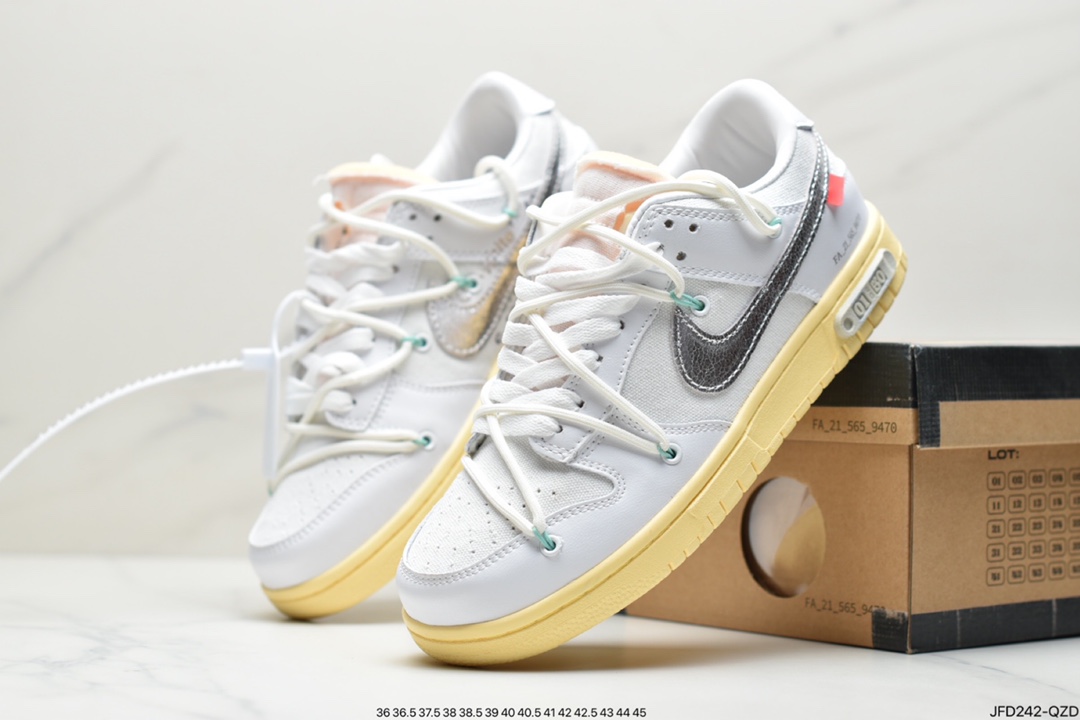 170 设计师独立品牌Off-White x NIKE SB Dunk Low”The 15/50扣篮系列低帮经典百搭休闲运动板鞋 DJ0950