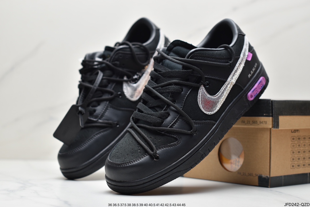 170 设计师独立品牌Off-White x NIKE SB Dunk Low”The 15/50扣篮系列低帮经典百搭休闲运动板鞋 DJ0950