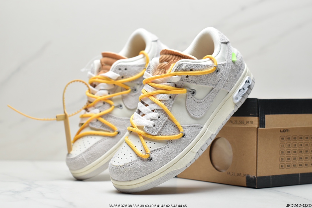170 设计师独立品牌Off-White x NIKE SB Dunk Low”The 15/50扣篮系列低帮经典百搭休闲运动板鞋 DJ0950