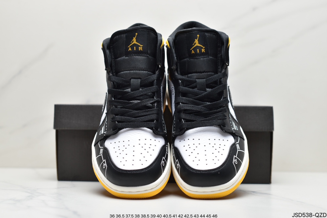 200 Jordan Brand 早早曝光出了一款 Air Jordan 1 Mid 鞋款DM1208-150
