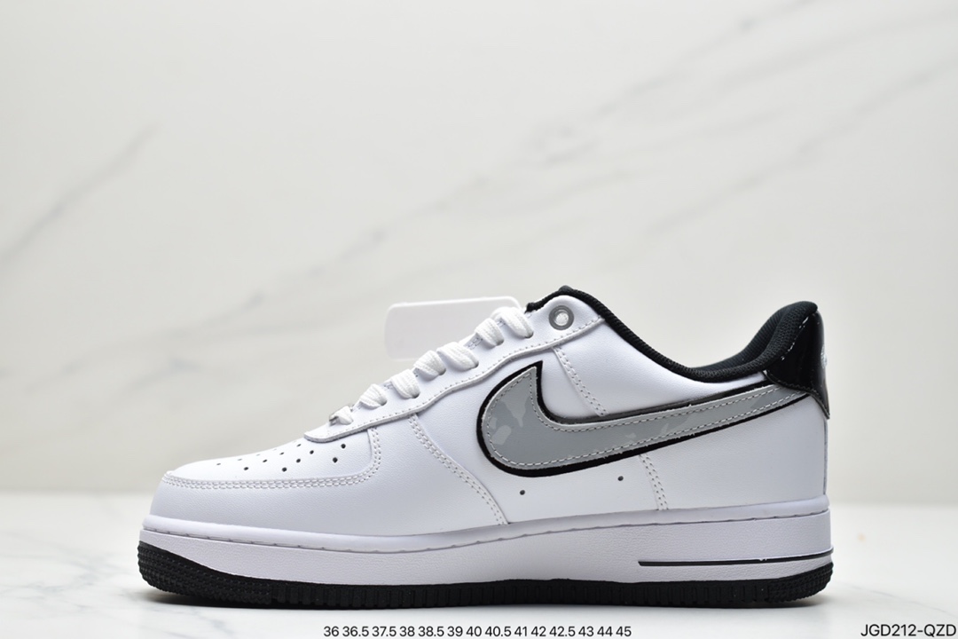 180 耐克Air Force 1 Low“White Black”原楦头原纸板DC8873-101