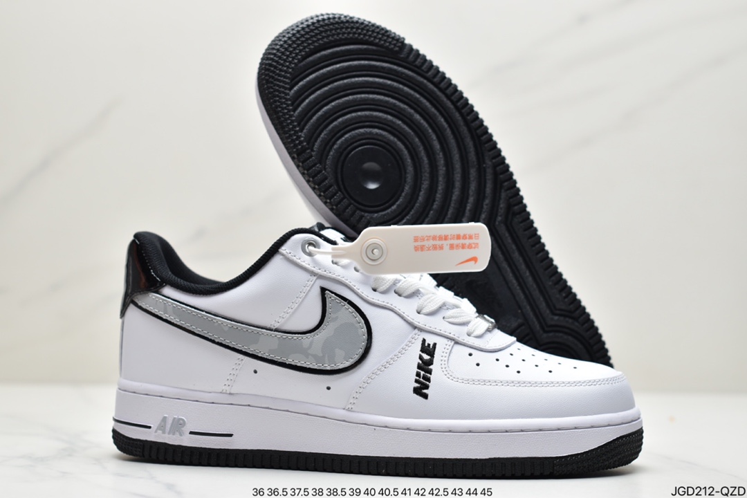 180 耐克Air Force 1 Low“White Black”原楦头原纸板DC8873-101