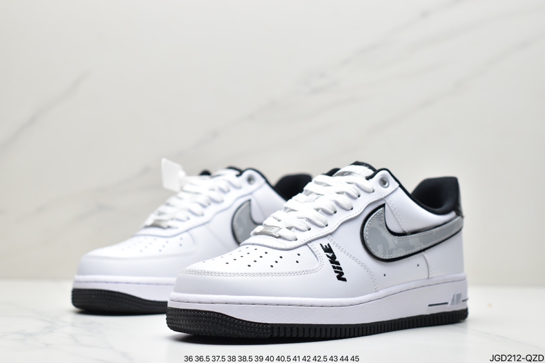 180 耐克Air Force 1 Low“White Black”原楦头原纸板DC8873-101