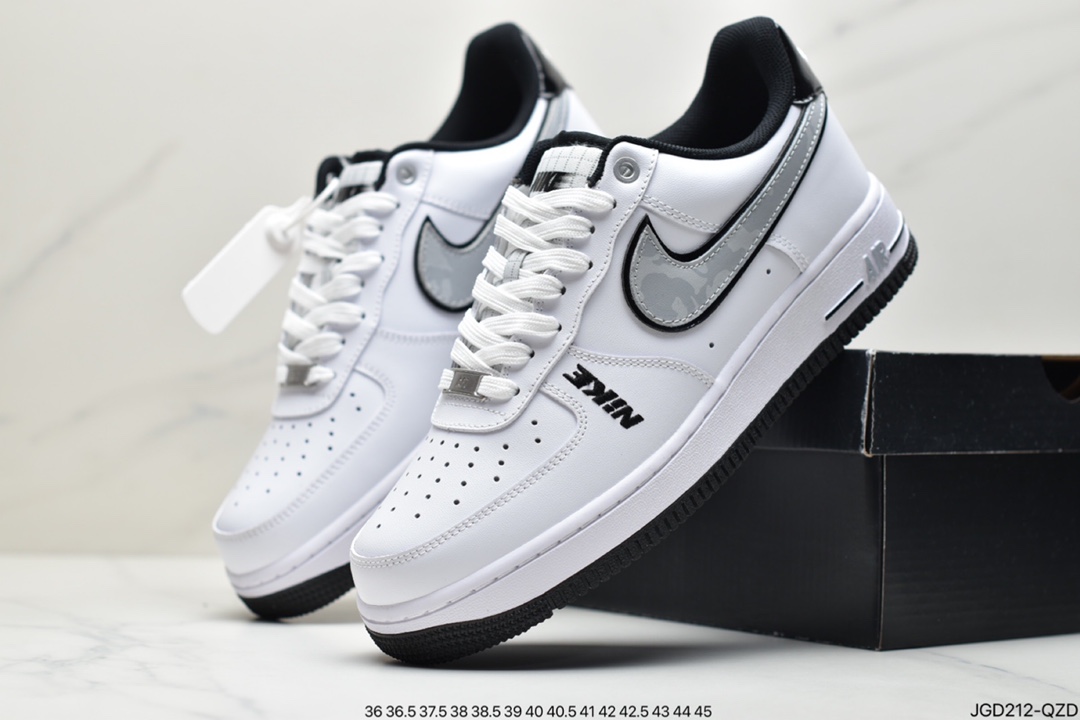 180 耐克Air Force 1 Low“White Black”原楦头原纸板DC8873-101