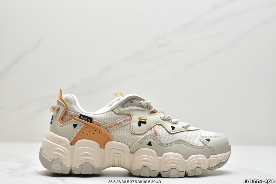 180 斐乐Fila Heritage Fluid 山系血管运动慢跑鞋F12W144123FBA