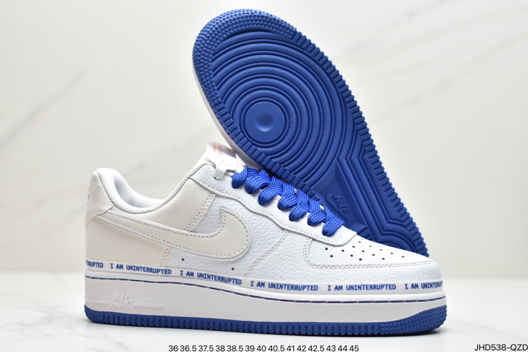 190 配两只涂鸦笔公司联名款Uninterrupted x Nike Air Force 1 CQ0494-100