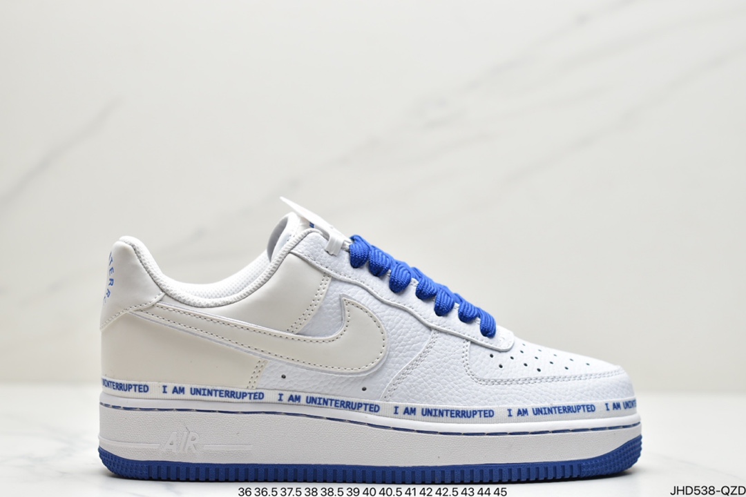 190 配两只涂鸦笔公司联名款Uninterrupted x Nike Air Force 1 CQ0494-100