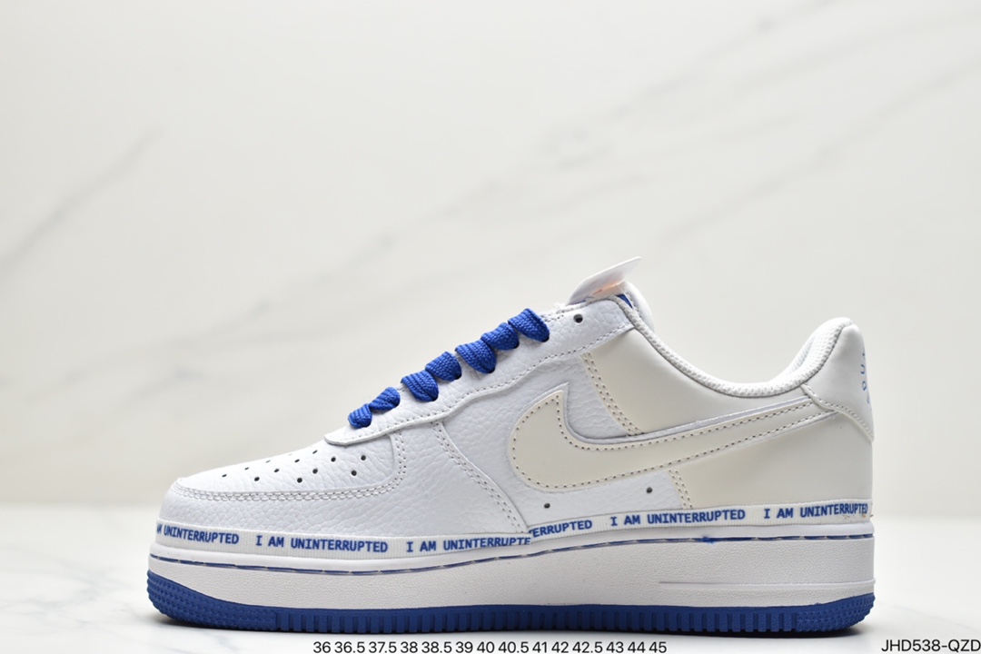 190 配两只涂鸦笔公司联名款Uninterrupted x Nike Air Force 1 CQ0494-100