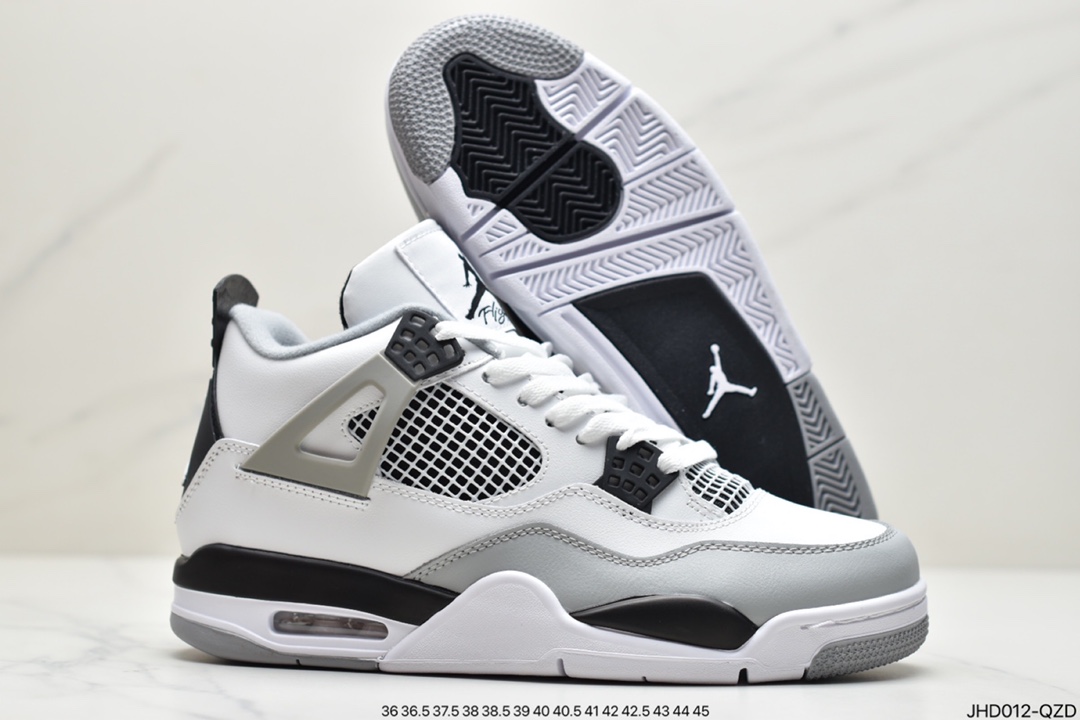 190 Nike Air Jordan 4 Retro GS”Light Smoke Grey”AJ4代 CT8527-021