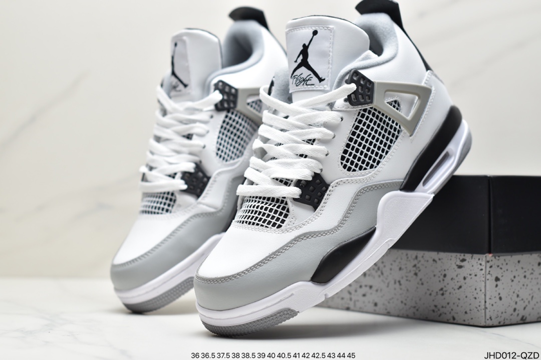 190 Nike Air Jordan 4 Retro GS”Light Smoke Grey”AJ4代 CT8527-021