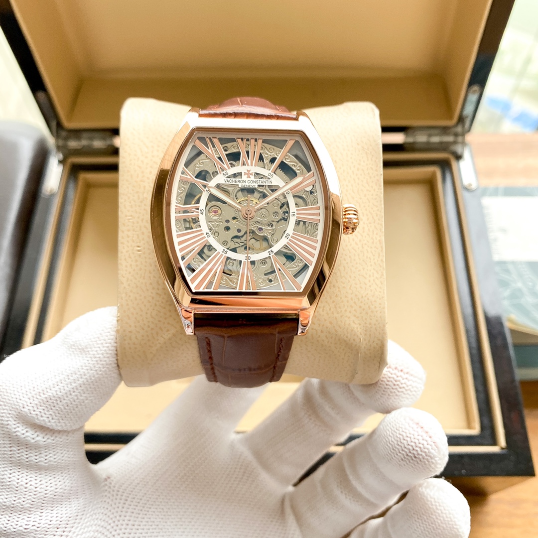 批420 🚄江诗丹顿(Vacheron Constantin )精品男士腕表, 展示男士自信果敢的风度,魅力不凡,从容优雅,尽显精致细节与高超技艺,搭载多功能全自动机械机芯,顶级316精钢表壳,进口小牛皮表带,矿物质超强镜面,尺寸42*12,尊贵典范,绅士风范,身份的象征,展现你的独特品味!