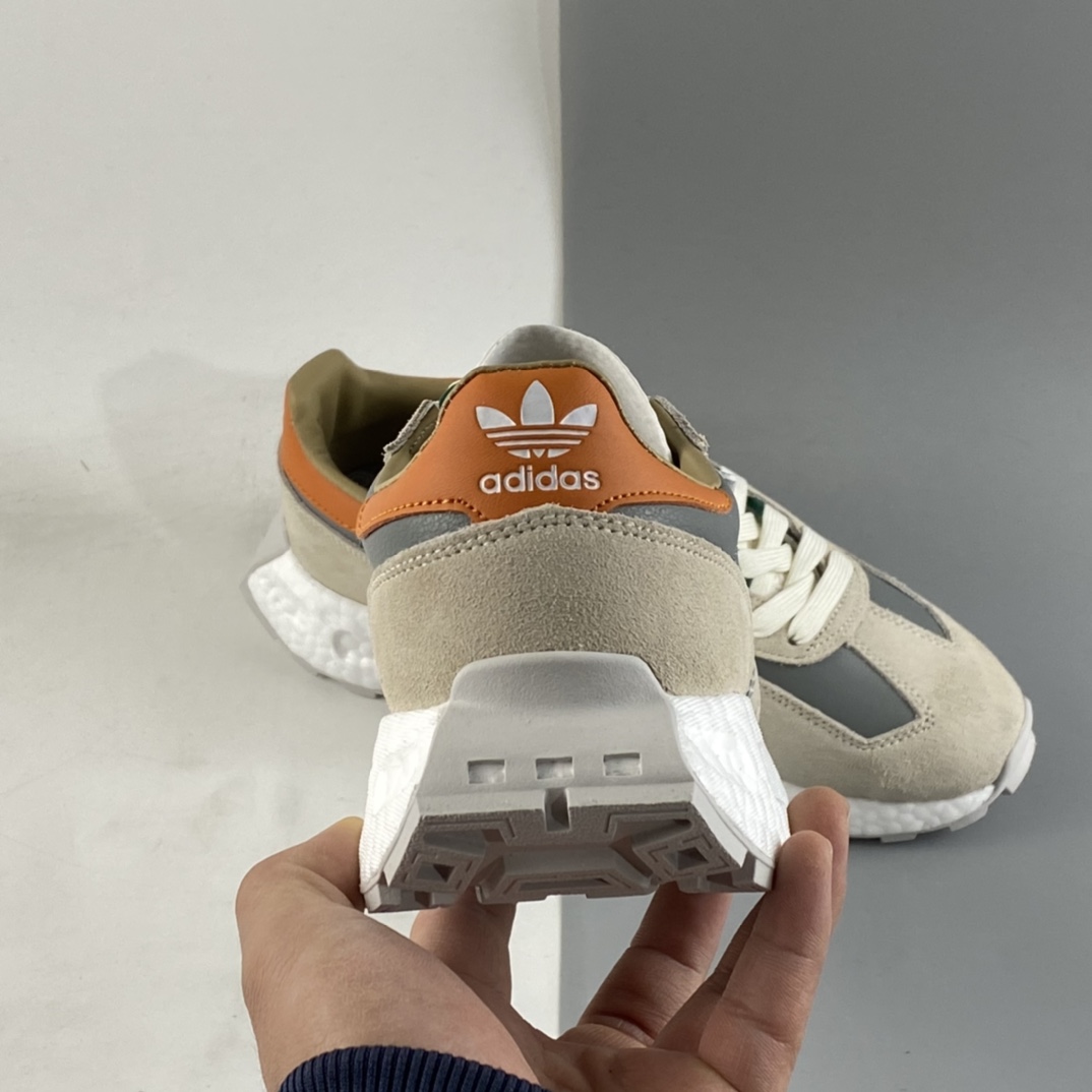 P200  ADIDAS Retropy E5 爆米花中底复古运动休闲跑步鞋 GW4412