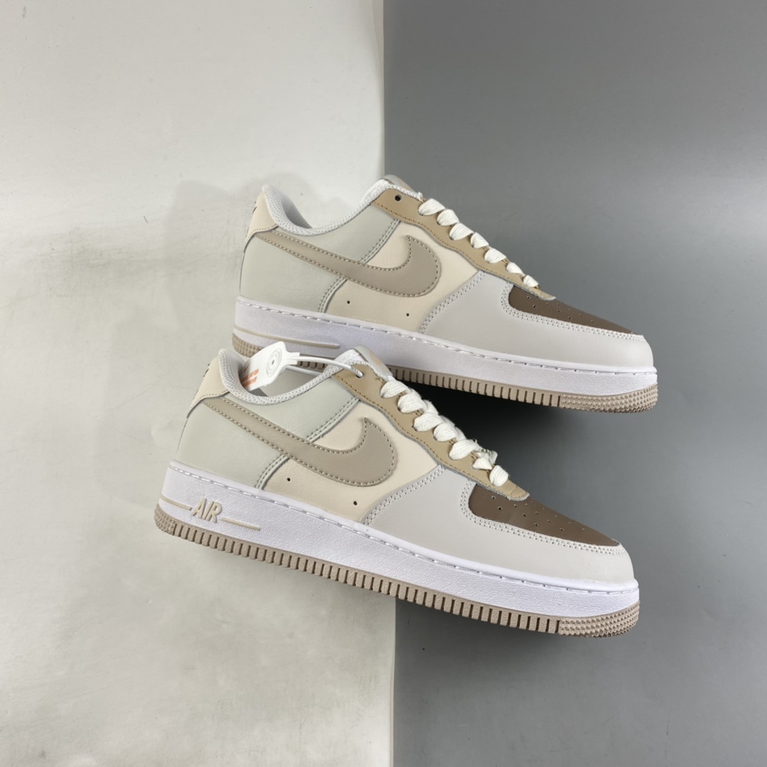 P160  NIKE Air Force 1’07 ”Hot Chocolate” 空军一号热可可拼色低帮休闲板鞋 CW2288-903