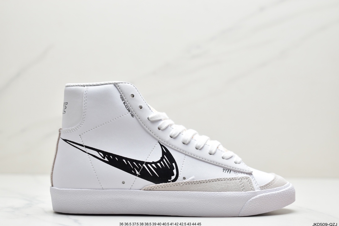 160 耐克Nike Blazer Mid 77 复古经典高帮开拓者休闲板鞋BQ6806-100