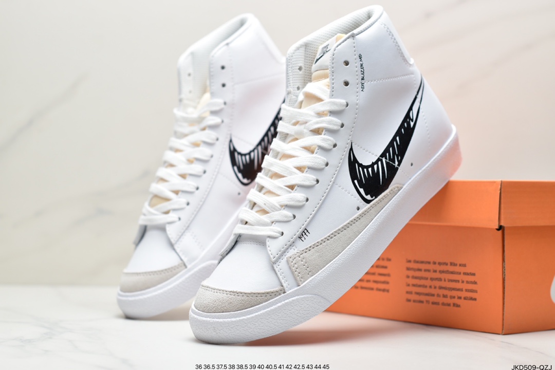 160 耐克Nike Blazer Mid 77 复古经典高帮开拓者休闲板鞋BQ6806-100