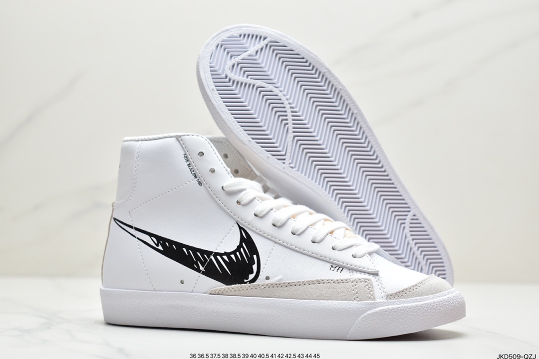 160 耐克Nike Blazer Mid 77 复古经典高帮开拓者休闲板鞋BQ6806-100