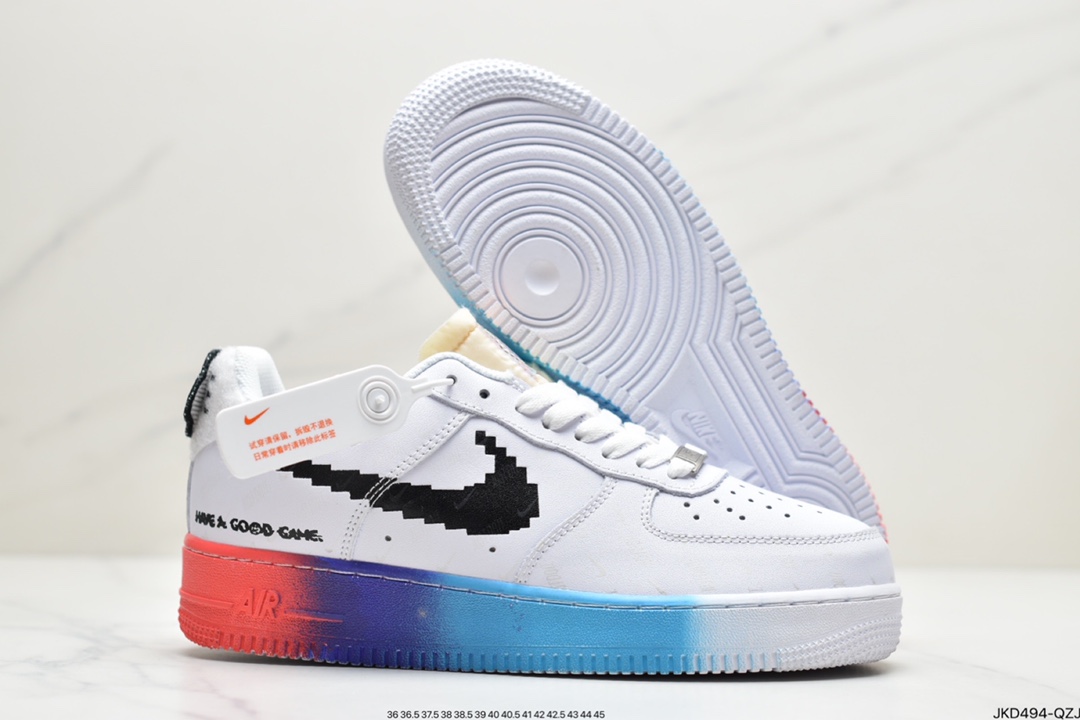 160 耐克NIKE Force 1 空军一号电玩英雄联盟高帮318155-113