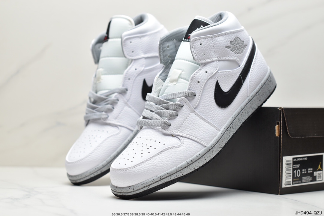 190  Air Jordan 1 Mid 电玩系列 AJ中帮篮球鞋 554725-170