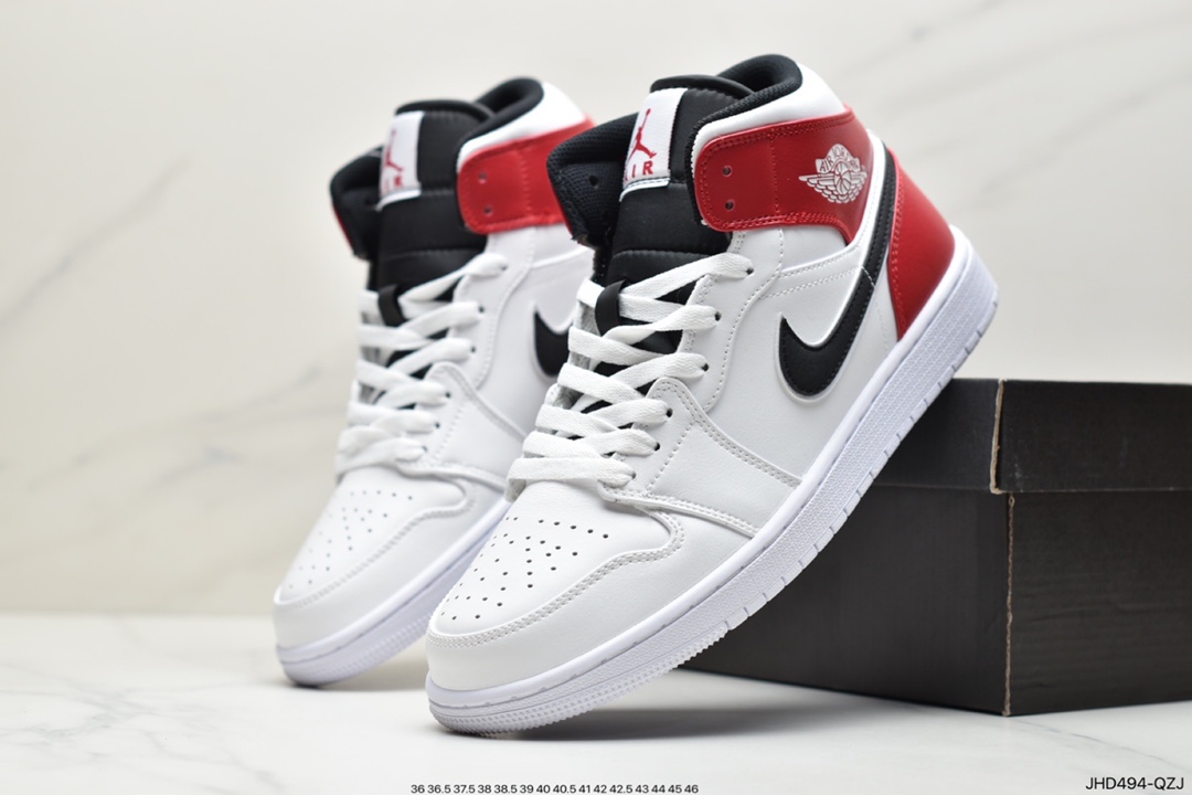 190  Air Jordan 1 Mid 电玩系列 AJ中帮篮球鞋 554725-170
