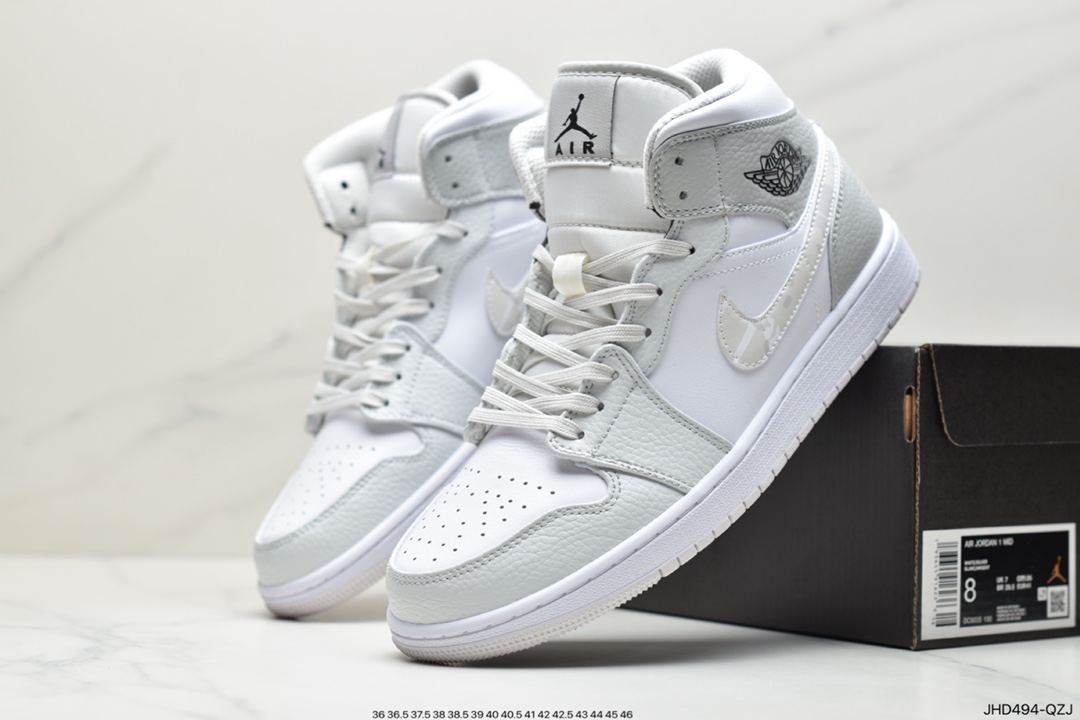 190  Air Jordan 1 Mid 电玩系列 AJ中帮篮球鞋 554725-170